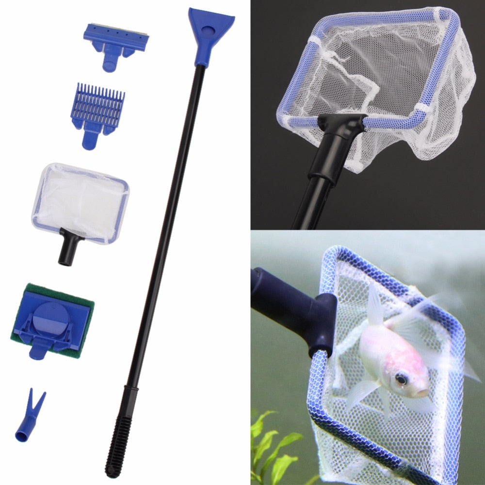 Aquarium Cleaning Tool Set with 5 Attachments by HitMyNeed