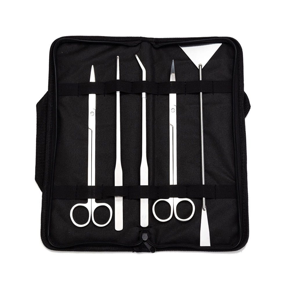 Aquarium Landscaping Tool Set, 5 pcs Stainless Steel by HitMyNeed