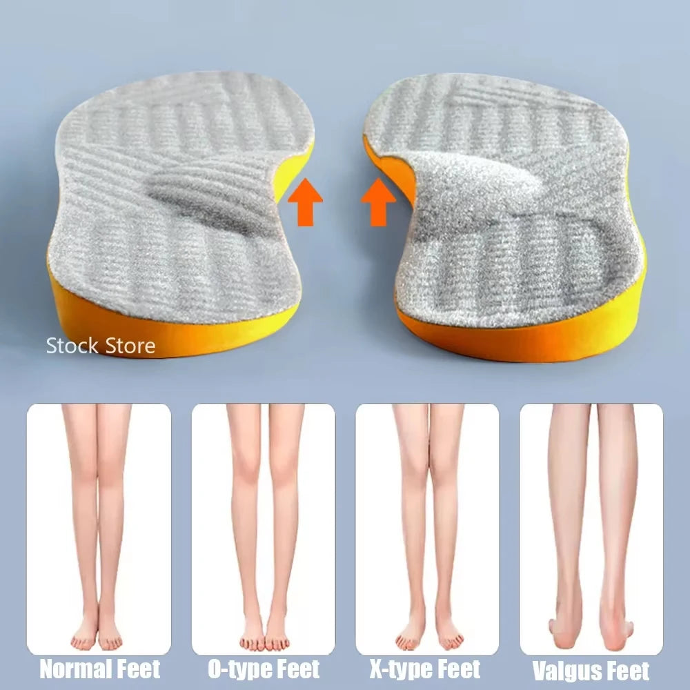 Arch Support Orthopedic Insoles for Flat Feet by HitMyNeed