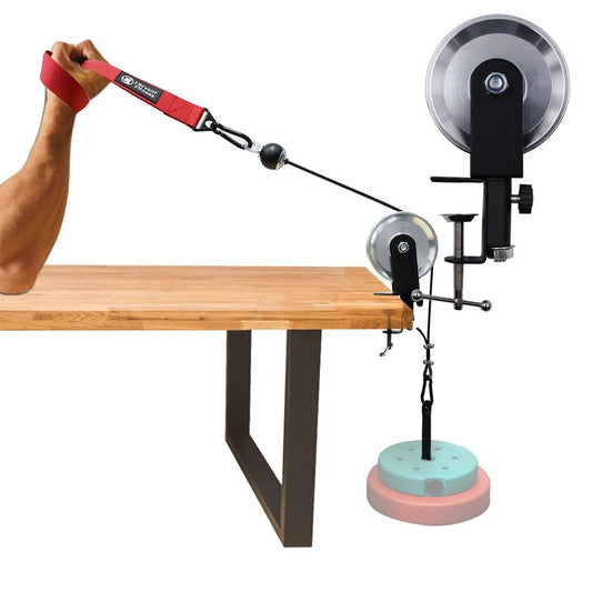 Arm Wrestling Pulley Cable & Forearm Training System nylon-wheel by HitMyNeed