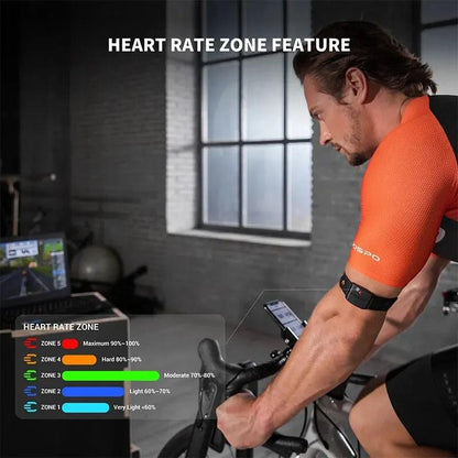 Armband Heart Rate Monitor with HR Zones & Calories by HitMyNeed