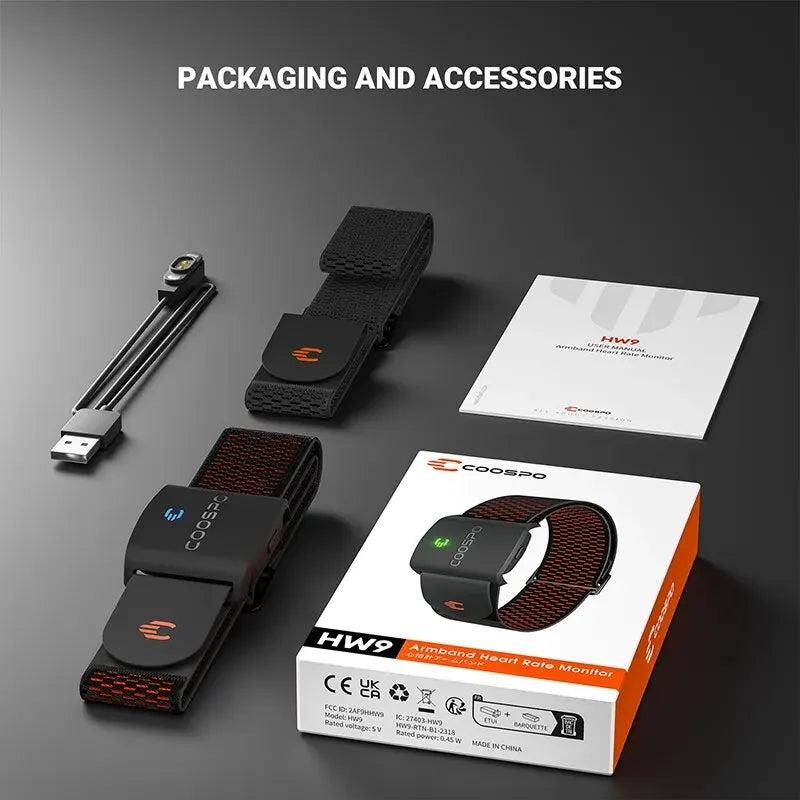 Armband Heart Rate Monitor with HR Zones & Calories by HitMyNeed