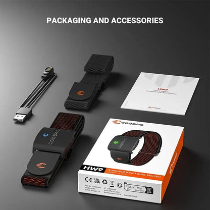 Armband Heart Rate Monitor with HR Zones & Calories by HitMyNeed