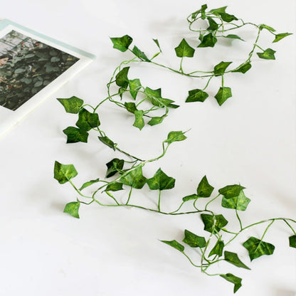 Artificial 20 LED Leaf String Lights, 2m Battery Operated by HitMyNeed