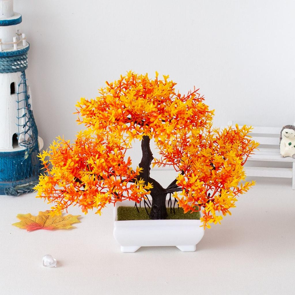 Artificial Bonsai Tree in Pot for Home & Office Décor by HitMyNeed