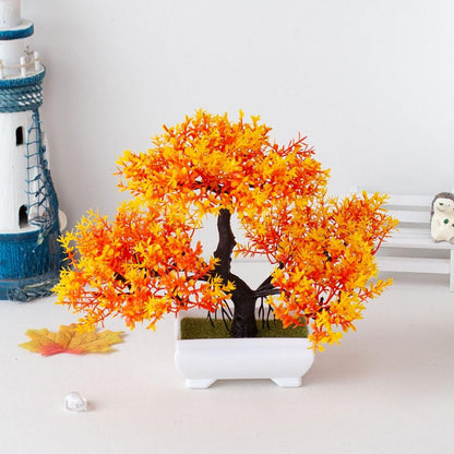 Artificial Bonsai Tree in Pot for Home & Office Décor by HitMyNeed