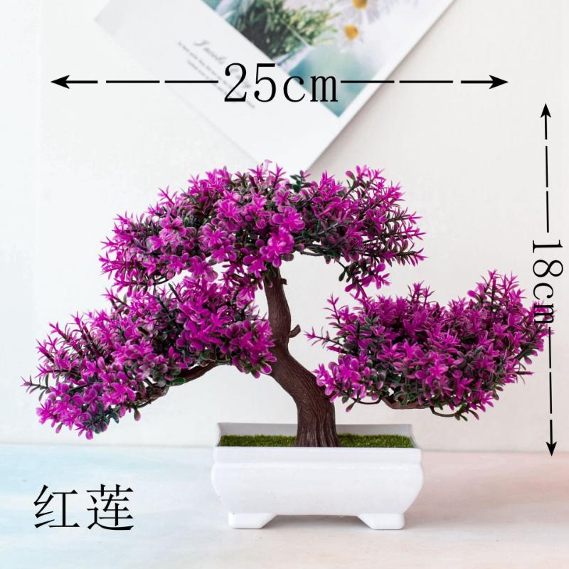 Artificial Bonsai Tree in Pot for Home & Office Décor by HitMyNeed