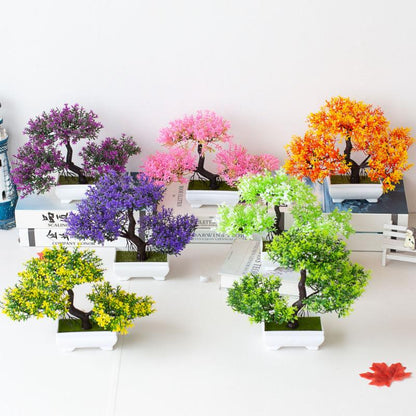 Artificial Bonsai Tree in Pot for Home & Office Décor by HitMyNeed