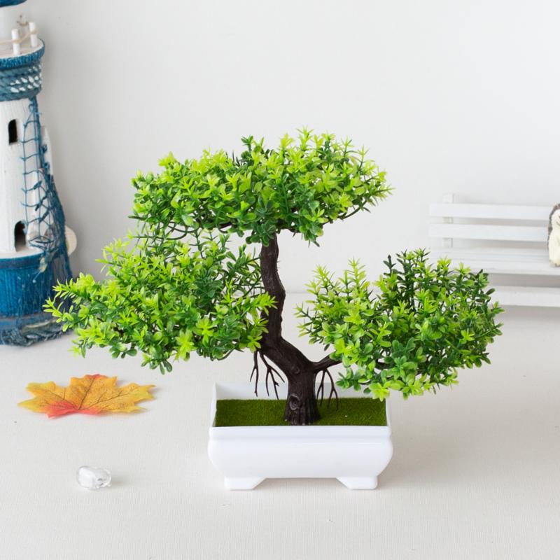 Artificial Bonsai Tree in Pot for Home & Office Décor by HitMyNeed
