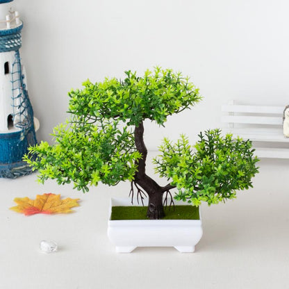 Artificial Bonsai Tree in Pot for Home & Office Décor by HitMyNeed