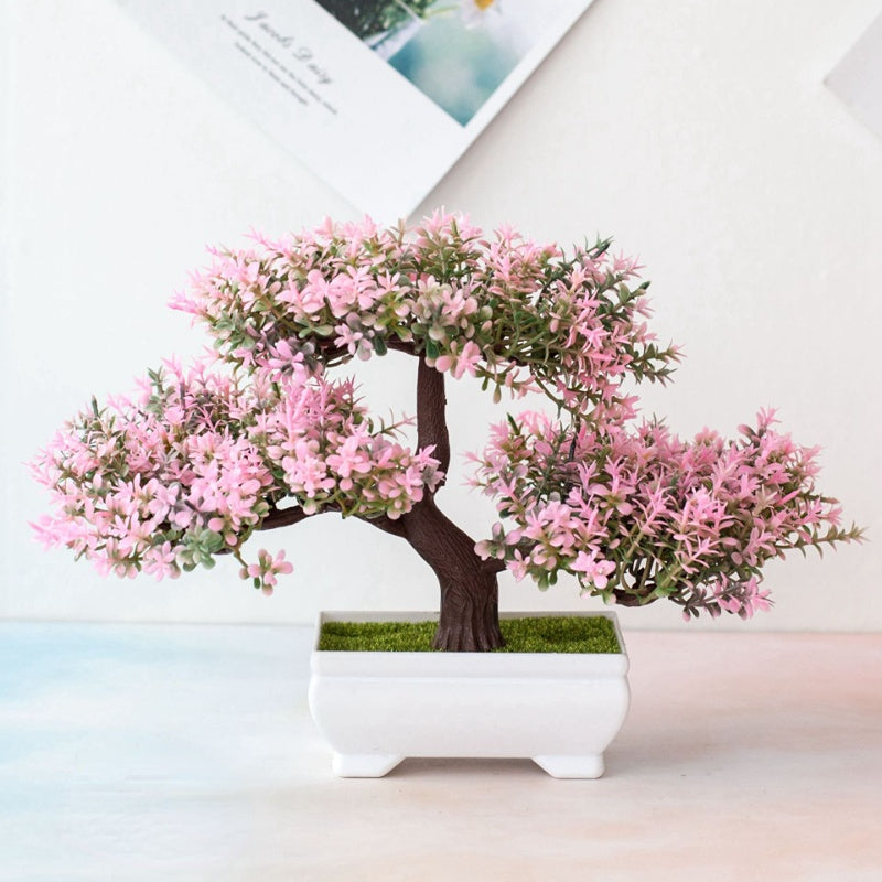 Artificial Bonsai Tree in Pot for Home & Office Décor by HitMyNeed