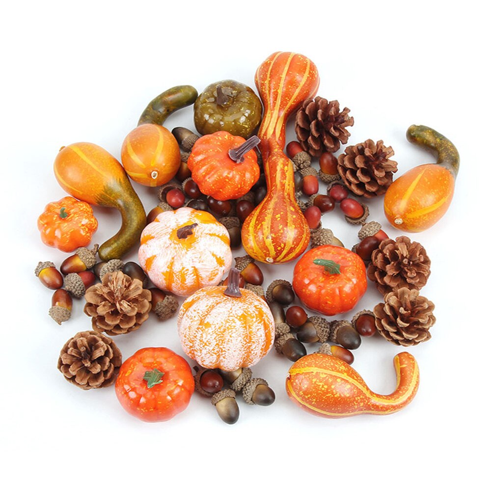 Artificial Fall Harvest Decor Set (50pcs) by HitMyNeed