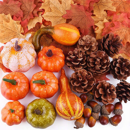 Artificial Fall Harvest Decor Set (50pcs) by HitMyNeed