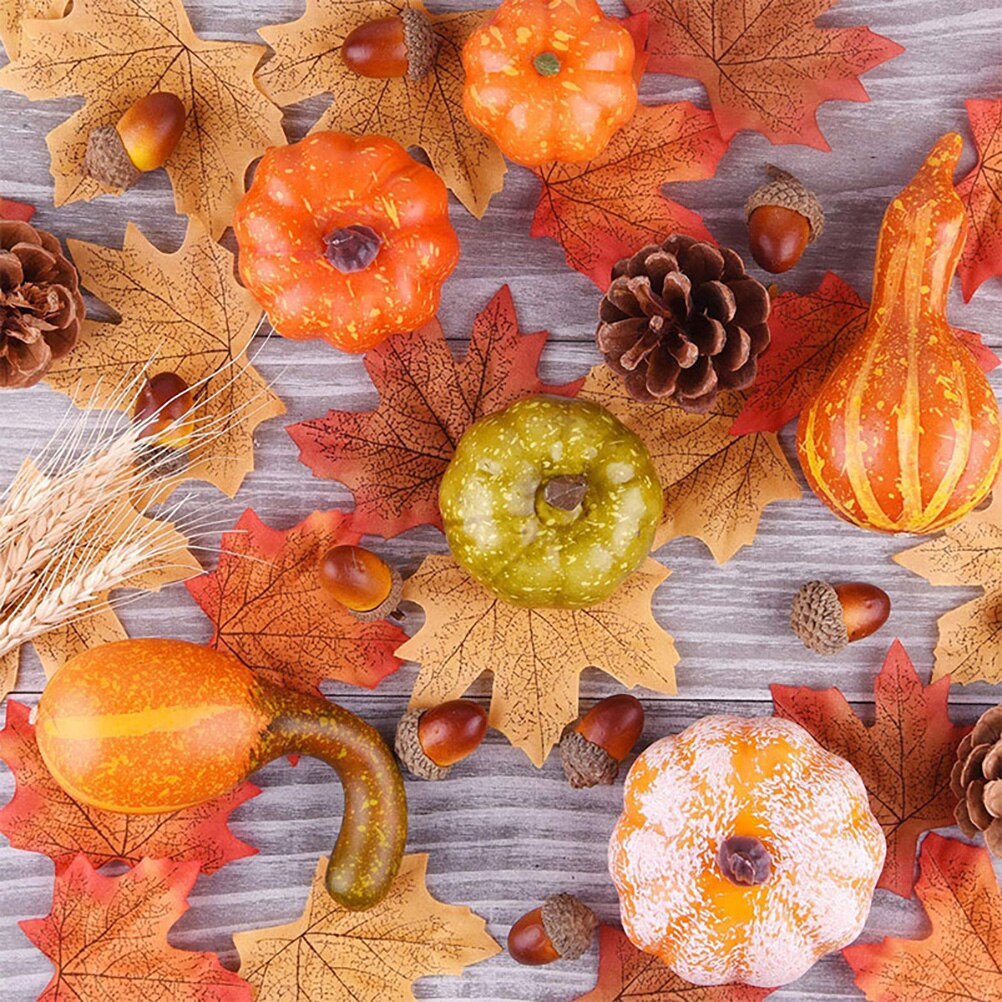 Artificial Fall Harvest Decor Set (50pcs) by HitMyNeed