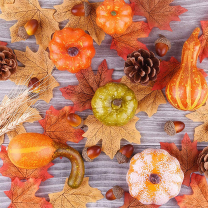 Artificial Fall Harvest Decor Set (50pcs) by HitMyNeed