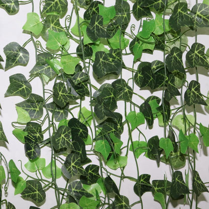 Artificial Green Vine Leaf Garland 2.5m by HitMyNeed