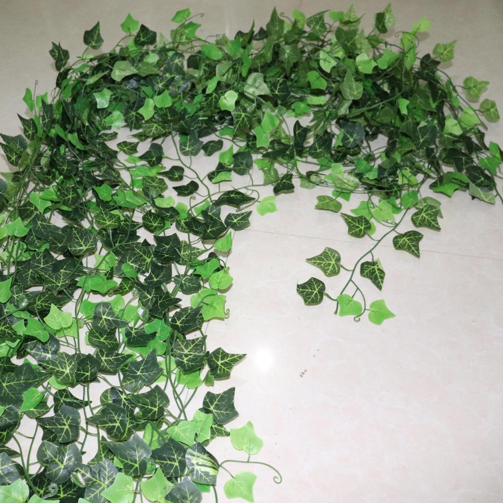 Artificial Green Vine Leaf Garland 2.5m by HitMyNeed