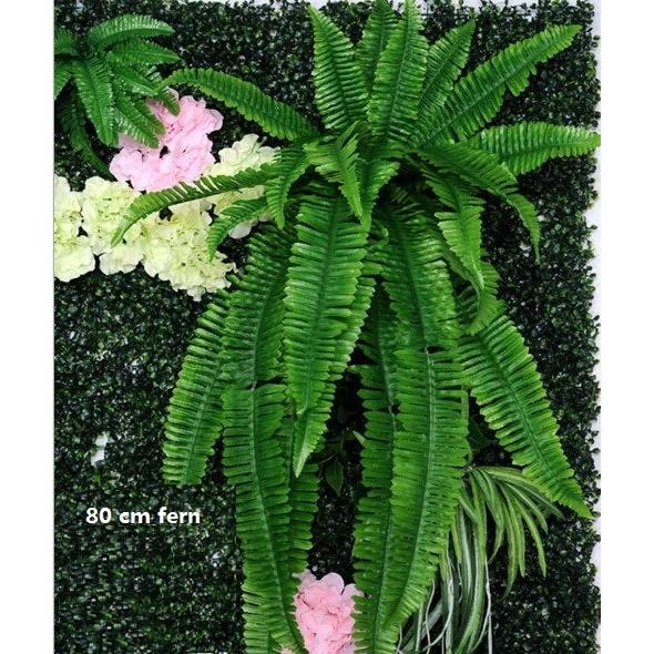 Artificial Hanging Fern & Green Wall Plant 80-120cm by HitMyNeed