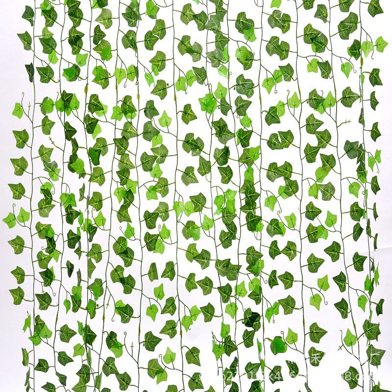 Artificial Ivy Vine Garland, 2.5m, 100 Leaves by HitMyNeed