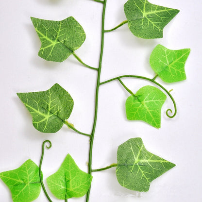 Artificial Ivy Vine Garland, 2.5m, 100 Leaves by HitMyNeed
