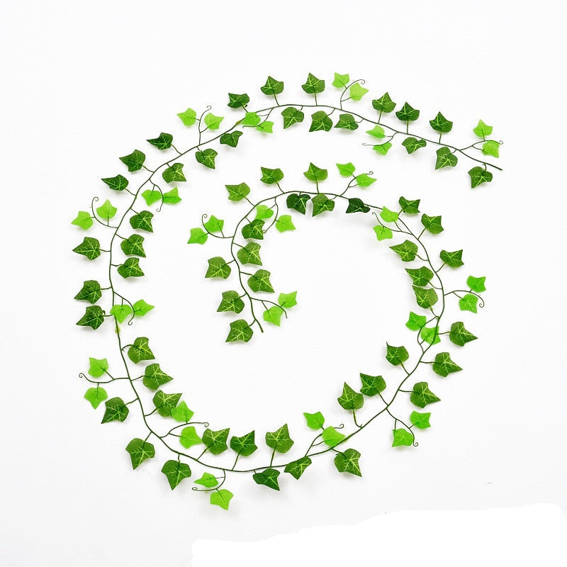 Artificial Ivy Vine Garland, 2.5m, 100 Leaves by HitMyNeed