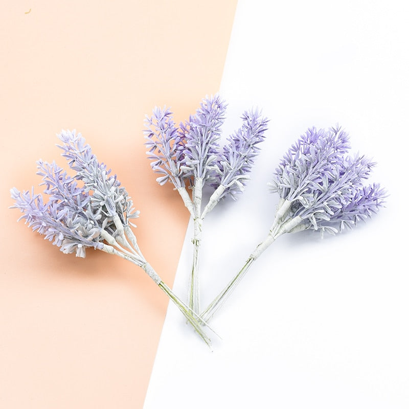 Artificial Lavender Decorative Flowers, Set of 6 by HitMyNeed
