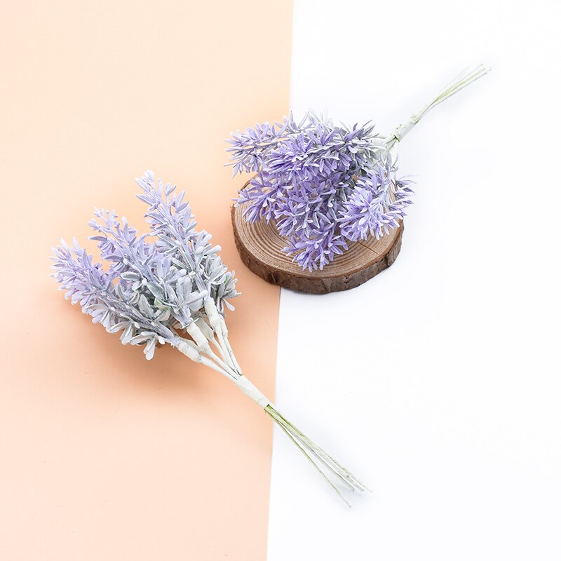Artificial Lavender Decorative Flowers, Set of 6 by HitMyNeed