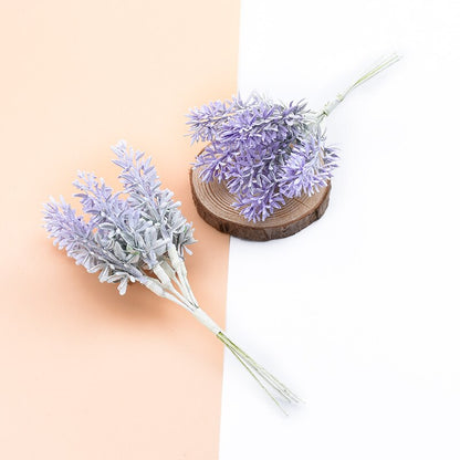 Artificial Lavender Decorative Flowers, Set of 6 by HitMyNeed