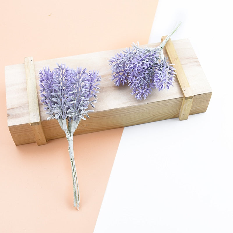 Artificial Lavender Decorative Flowers, Set of 6 by HitMyNeed