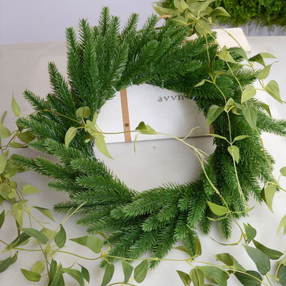 Artificial Pine Branches Decor Set (5pcs, 24cm) by HitMyNeed