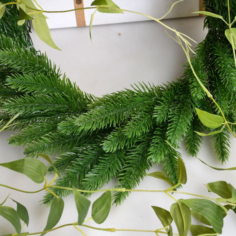 Artificial Pine Branches Decor Set (5pcs, 24cm) by HitMyNeed