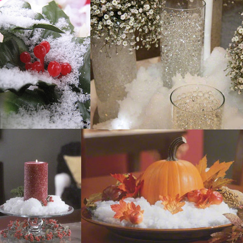 Artificial Snow Powder DIY Party Decoration by HitMyNeed