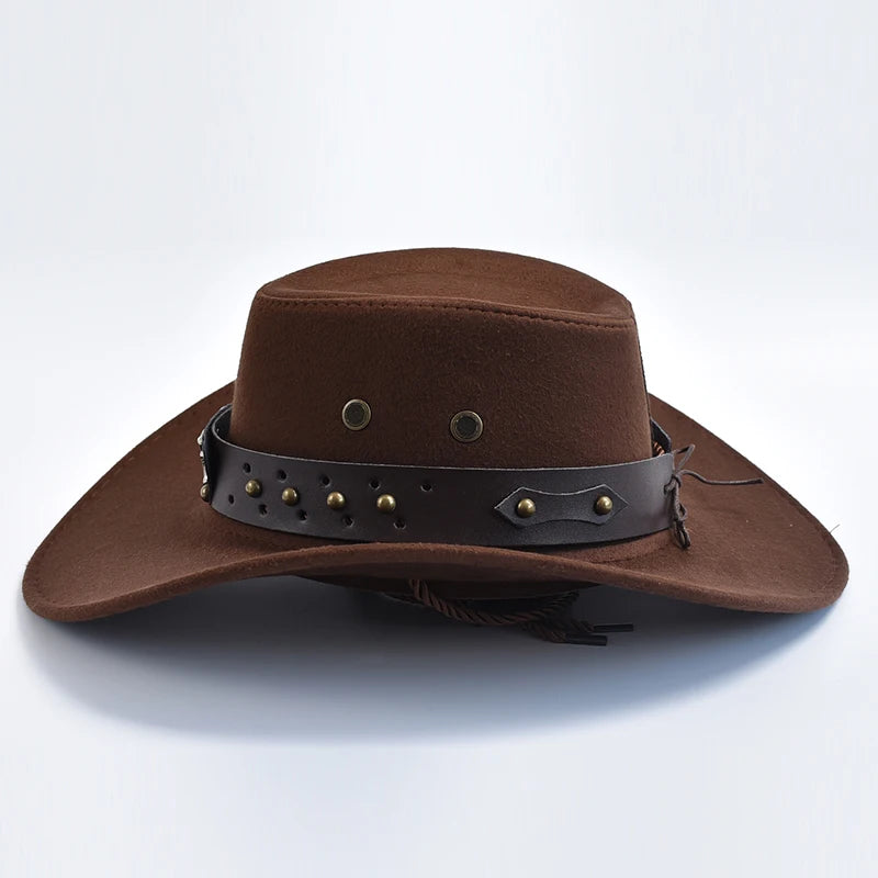Artificial Suede Vintage Western Cowboy Hat by HitMyNeed