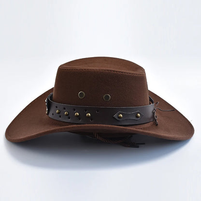 Artificial Suede Vintage Western Cowboy Hat by HitMyNeed