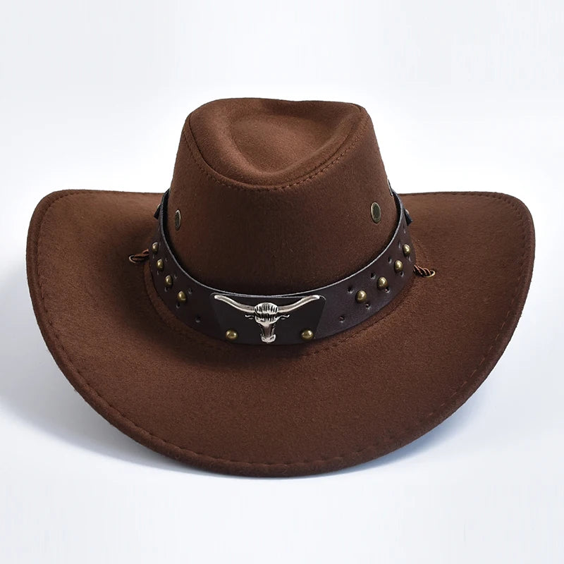 Artificial Suede Vintage Western Cowboy Hat by HitMyNeed