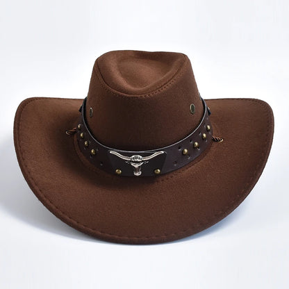 Artificial Suede Vintage Western Cowboy Hat by HitMyNeed