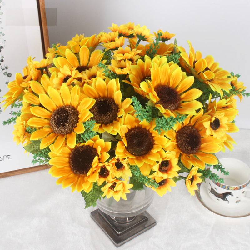 Artificial Sunflower Bouquet with 13 Heads by HitMyNeed