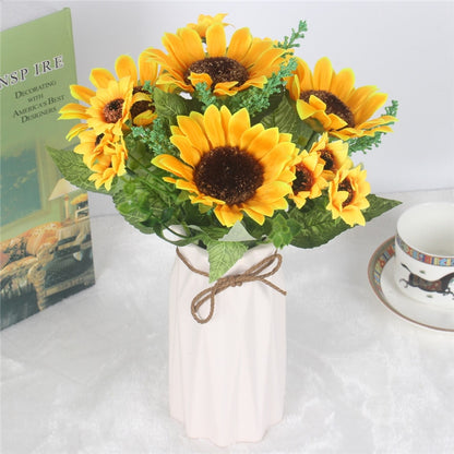 Artificial Sunflower Bouquet with 13 Heads by HitMyNeed