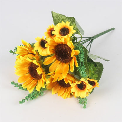Artificial Sunflower Bouquet with 13 Heads by HitMyNeed