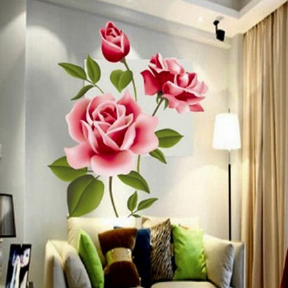 Artistic Flower Wall Sticker 50 x 85cm by HitMyNeed