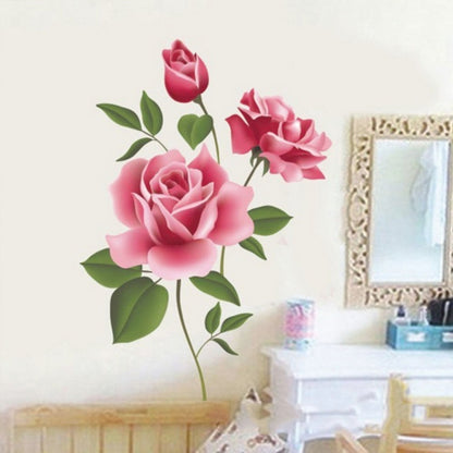 Artistic Flower Wall Sticker 50 x 85cm by HitMyNeed