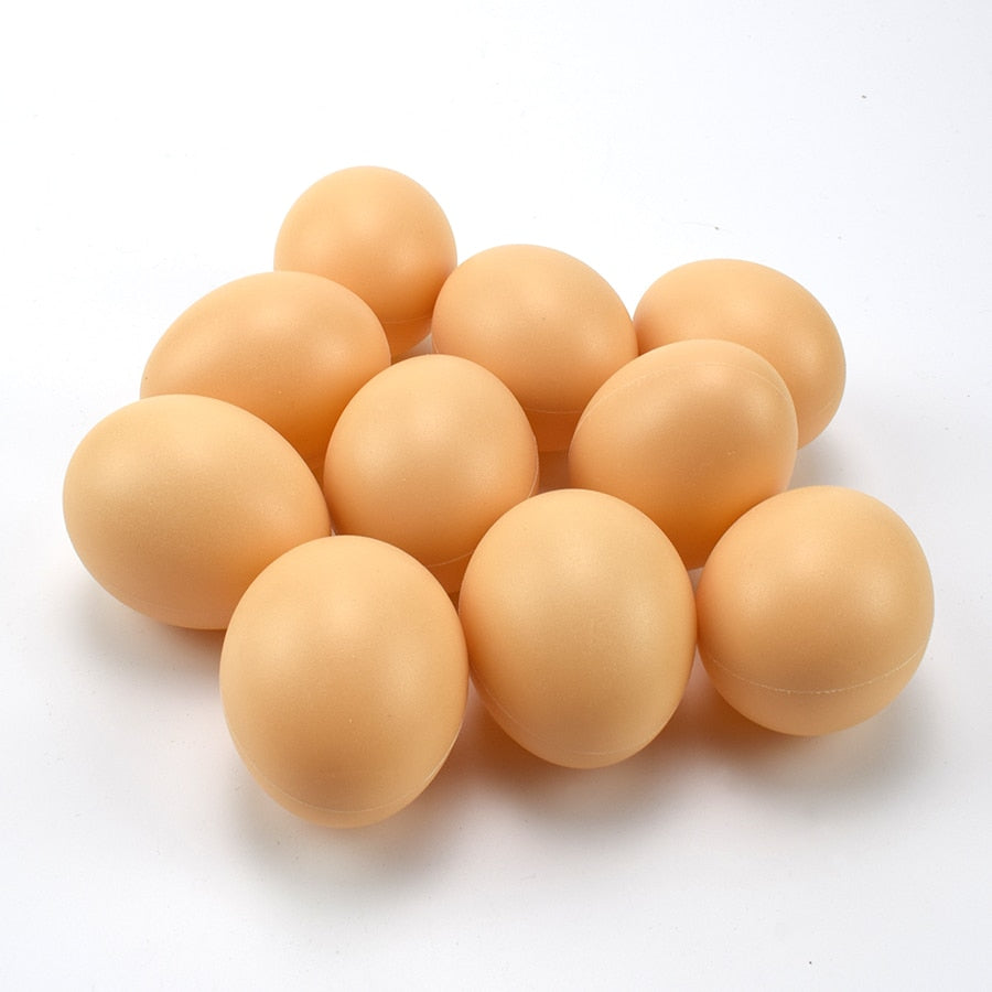 Arts & Crafts Fake Chicken Eggs, 10 Pack by HitMyNeed