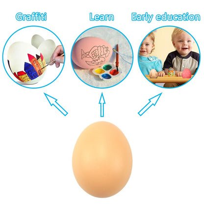 Arts & Crafts Fake Chicken Eggs, 10 Pack by HitMyNeed
