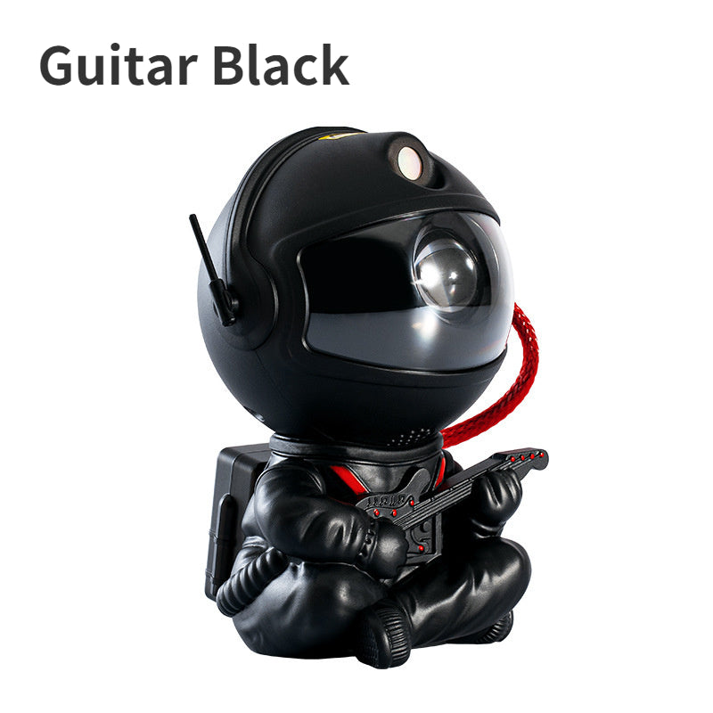 Astronaut Galaxy Star Projector Night Light guitar-black by HitMyNeed