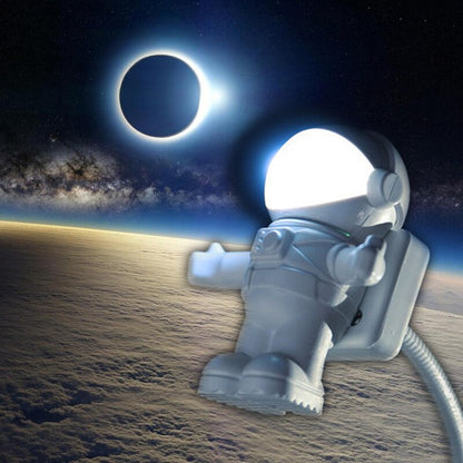 Astronaut USB LED Lamp with Flexible Gooseneck by HitMyNeed