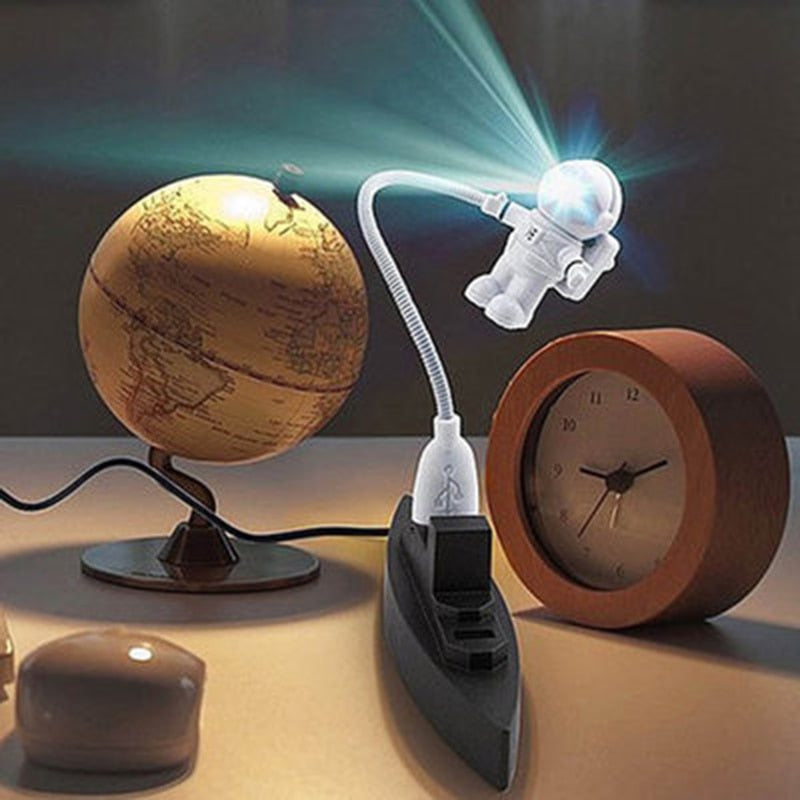 Astronaut USB LED Lamp with Flexible Gooseneck by HitMyNeed