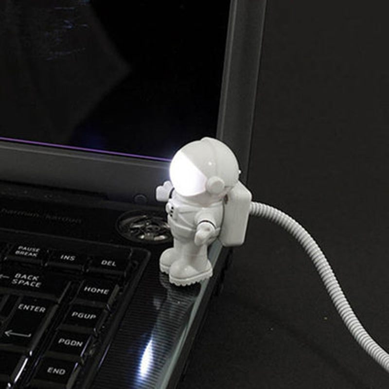 Astronaut USB LED Lamp with Flexible Gooseneck by HitMyNeed