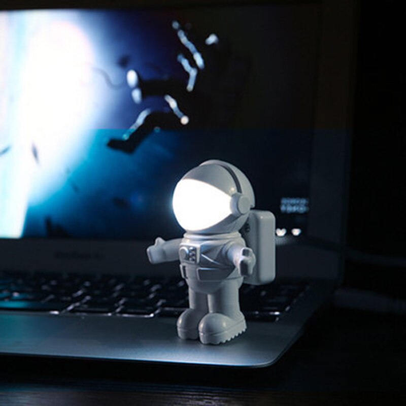 Astronaut USB LED Lamp with Flexible Gooseneck by HitMyNeed
