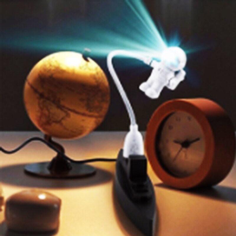 Astronaut USB Night Light with Flexible Gooseneck by HitMyNeed