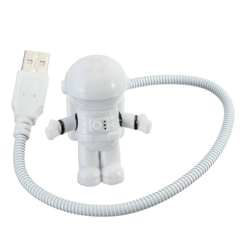 Astronaut USB Night Light with Flexible Gooseneck by HitMyNeed